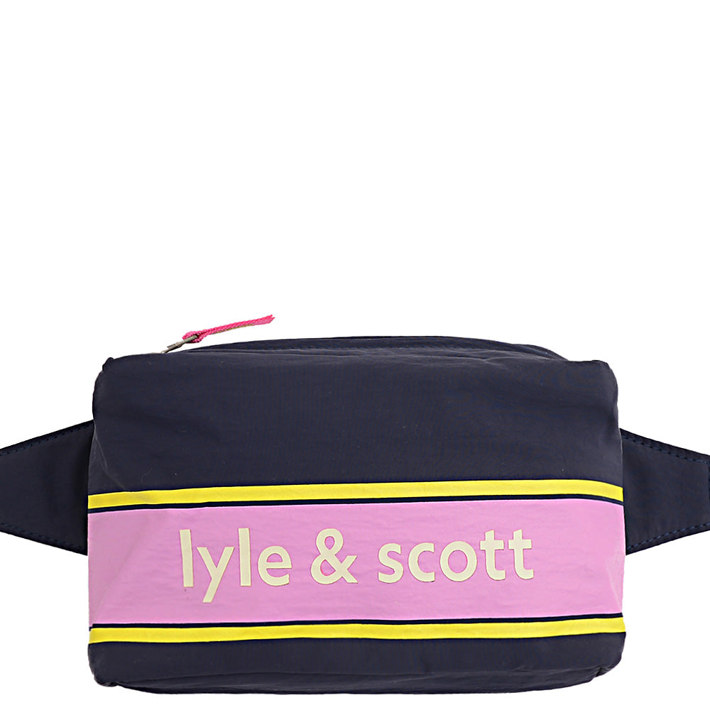 Lyle Scott Girls Stripe Bum Bag in Astral Aura Sale Lab UK