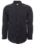 Paul Smith Mens Ls Tailored Fit Shirt in Black