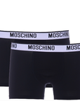 Moschino Two-Pack Boxer, Black-Black