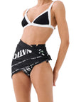 PE Nation Womens Reef Break Bikini Top in Black