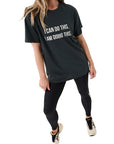 PE Nation Womens Kaaiaa X P.E Nation Organic Cotton & Hemp Tee in Grey