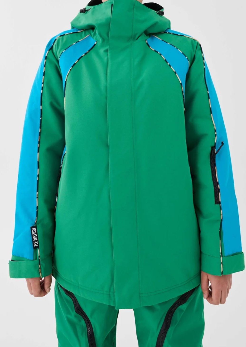 Pe nation green puffer jacket on sale