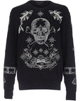 Alexander McQueen Women's Skull & Shark Sweatshirt in Black
