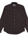 Portuguese Flannel Mens Brown Teca Soft Shirt