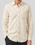 Portuguese Flannel Men's Beige Teca Shirt
