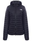 The North Face Women's Black Stretch Down Hooded Coat