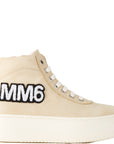 Unisex Kids MM6 Logo Zip Up Laced Off in White