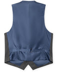 Men's Hackett, Mayfair Flannel Pow Waistcoat in Black & White