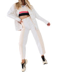 PE Nation Womens Reframe Pant in White