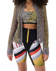 PE Nation Womens Abstraction Shirt in Print