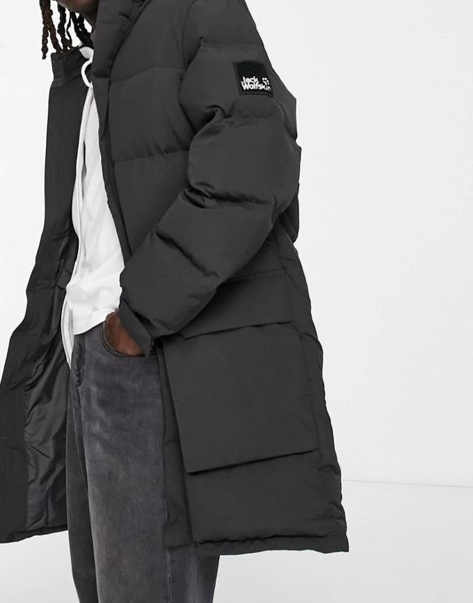 Jack wolfskin cheap black puffer jacket