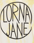 Lorna Jane Tie Dye Boyfriend Long Sleeve Top in Lemon Cream Tie Dye