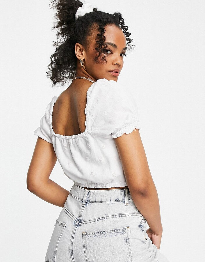 abercrombie square neck top