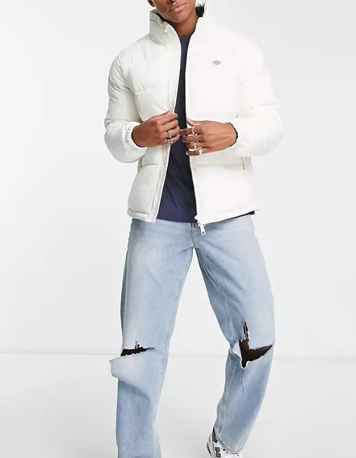 Men's white sale puffer jacket