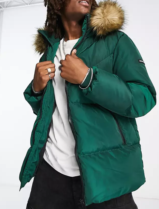 Good for nothing top hooded puffer jacket