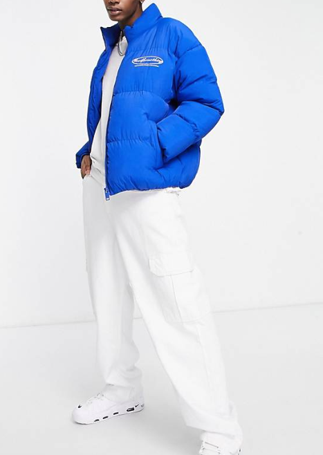 Good for nothing all 2025 over print bubble jacket