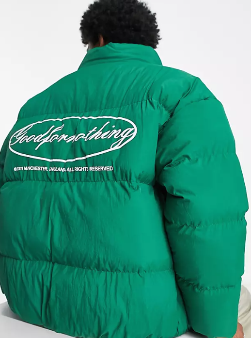 Good for nothing all over print bubble clearance jacket