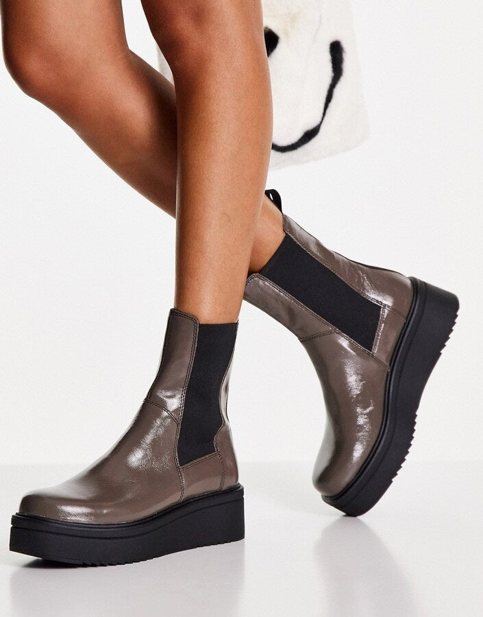 Vagabond on sale patent boots