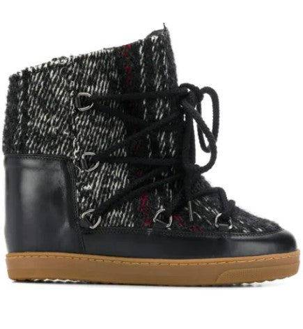 Isabel Marant Womens Nowles Boots in Faded Black Sale Lab UK