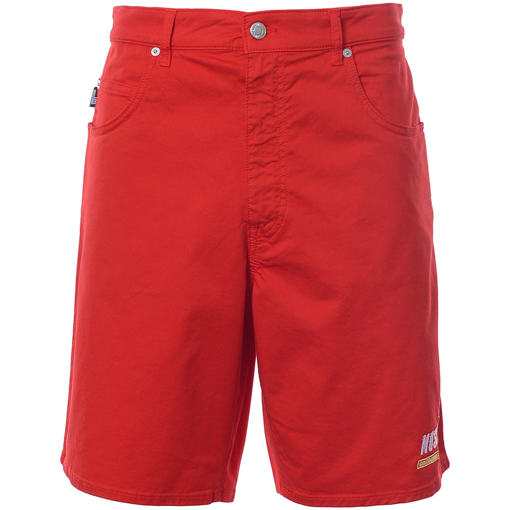 Love Moschino Mens Knee Length Shorts in Red