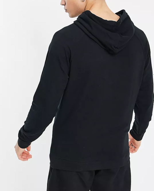 Boss Mens Bodywear Loungewear Overhead Hoodie With Silver Logo In