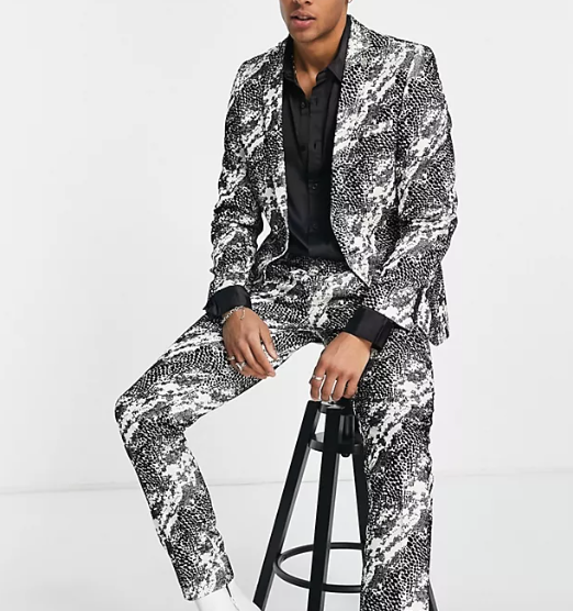 Snakeskin sale blazer mens