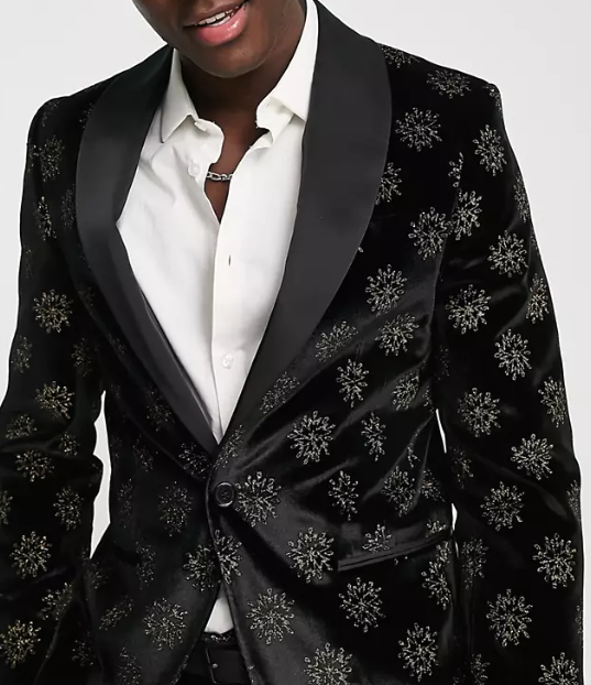 Skinny sales tuxedo jacket