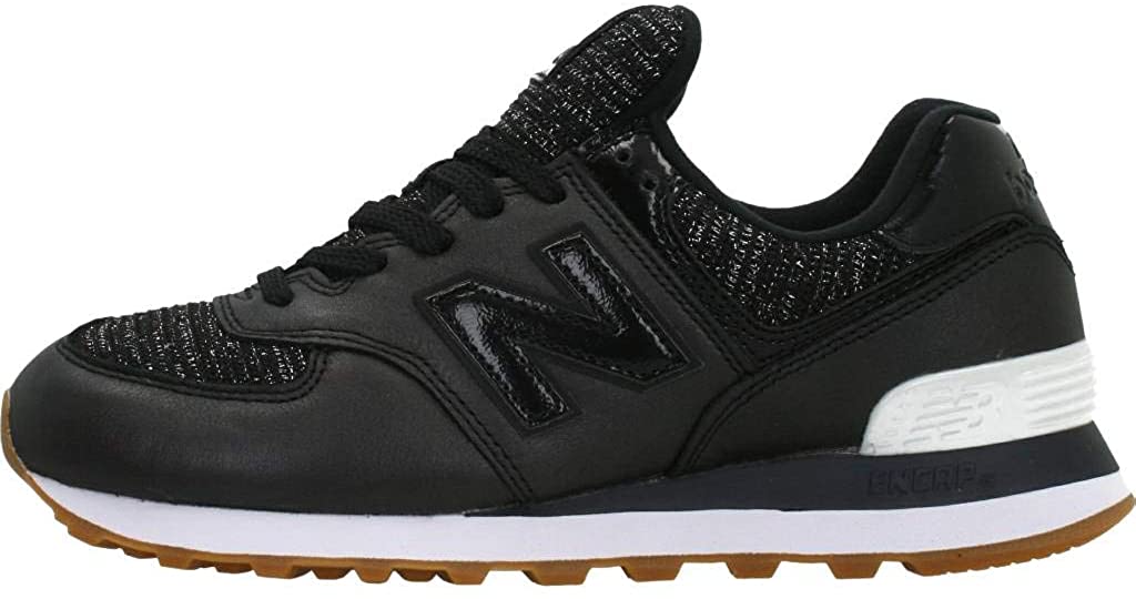 New Balance 574 Sneaker Black/ White (Women's)