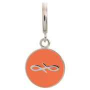 Endless Jewellery Coral Endless Coin Silver Charm
