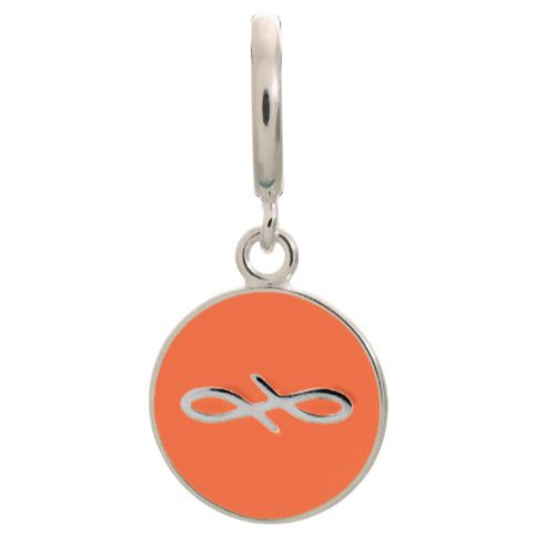 Endless Jewellery Coral Endless Coin Silver Charm