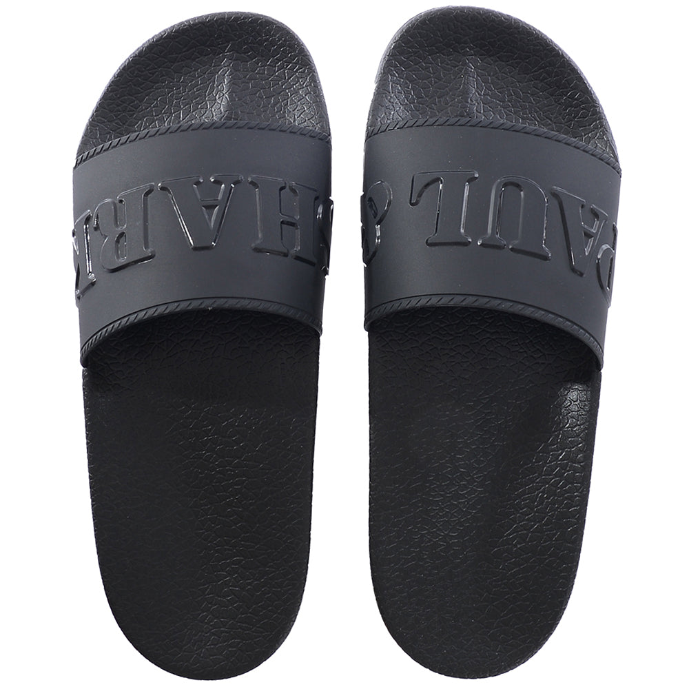 Mens black sliders on sale sale