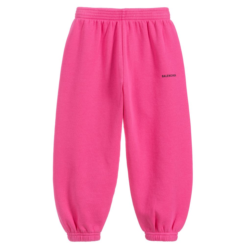 Balenciaga Kids Jogging Bottoms in Hot Pink Sale Lab UK