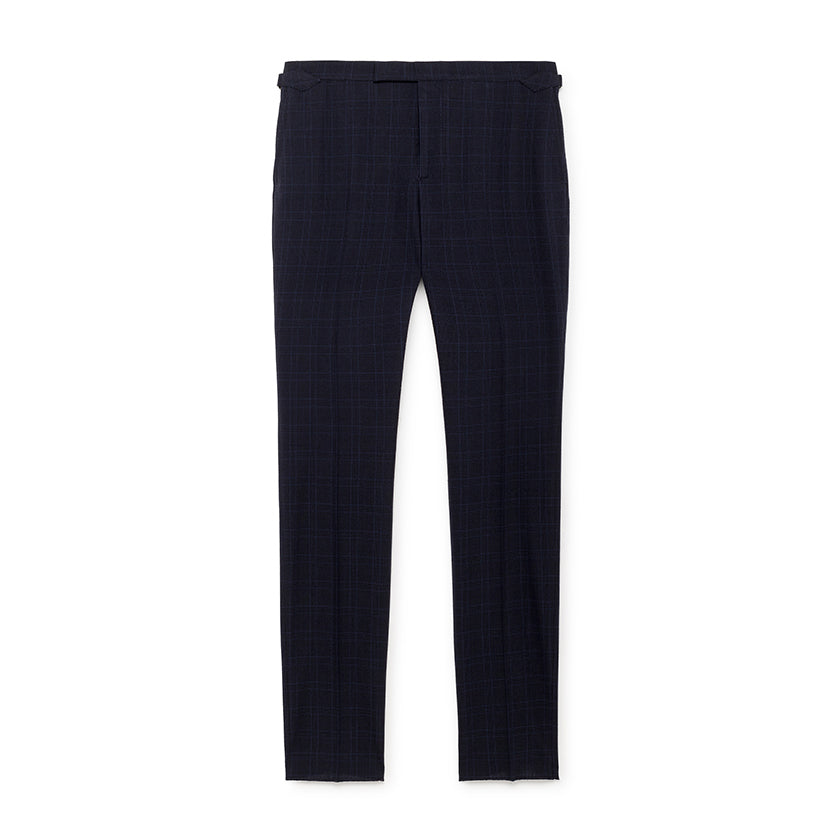 Men s Hackett Navy Check Seersucker Trousers