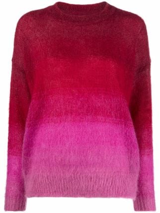 Women's Drussell Mohair Sweater In Purple/Fuschia