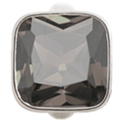 Endless Jewellery Big Smokey Cube Silver Charm