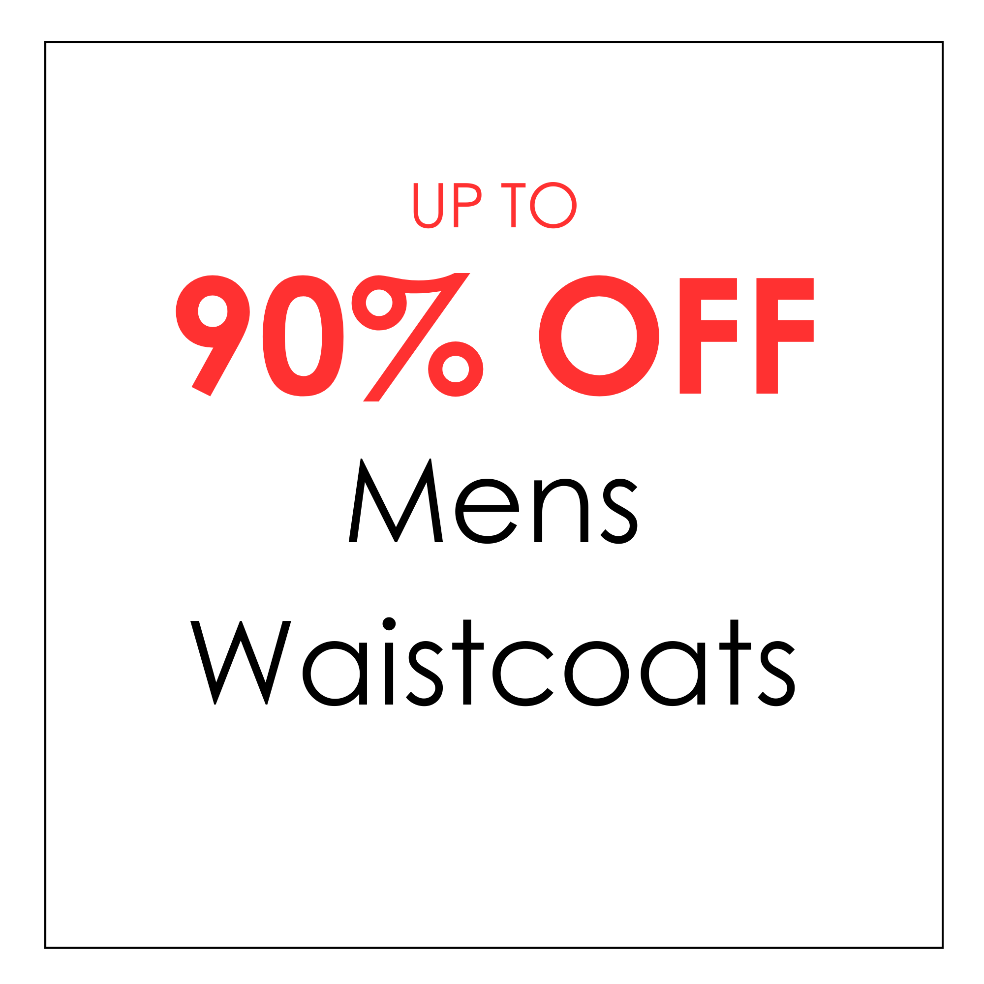 Mens Waistcoats - Summer Sale