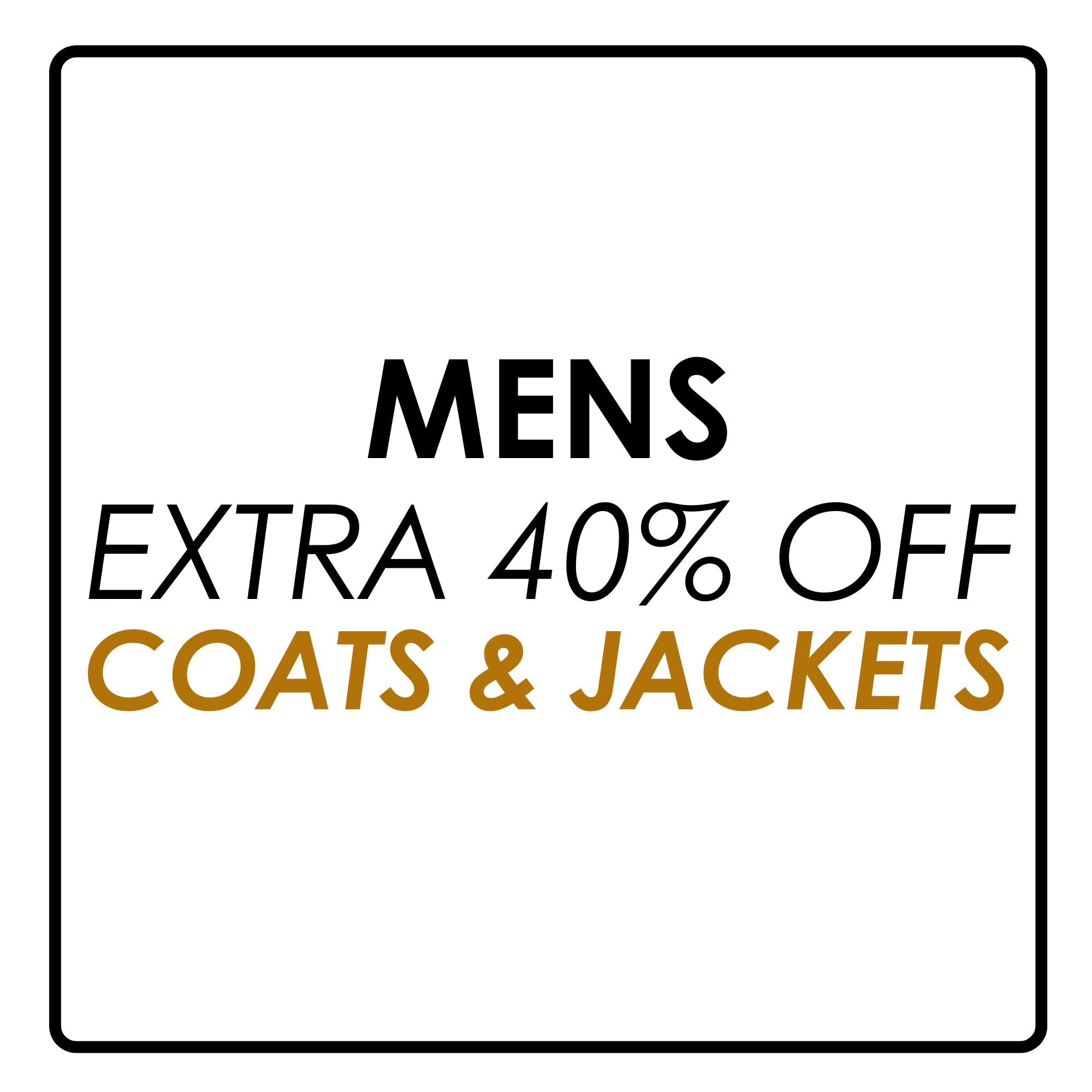 Black Friday Mens Coats & Jackets