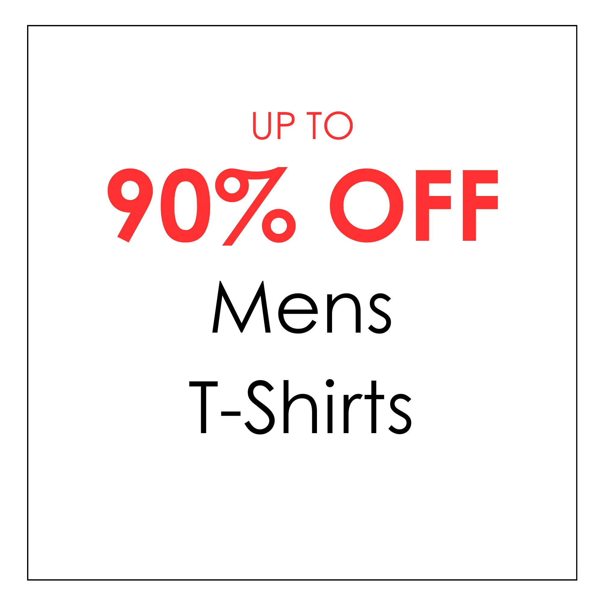 Mens T-Shirts - Summer Sale