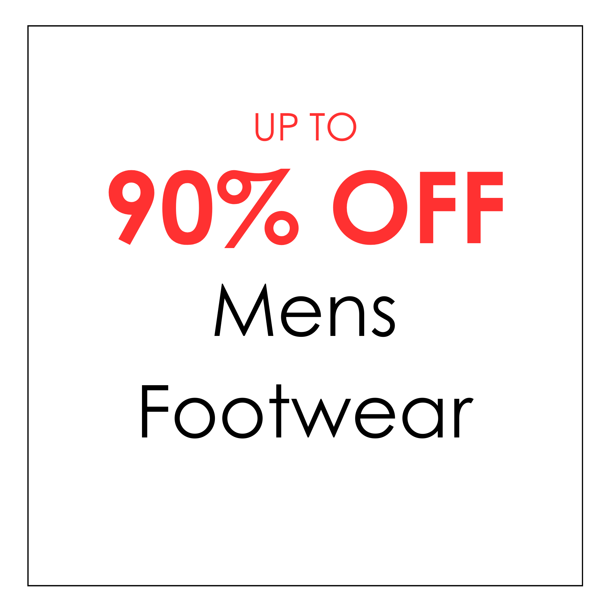 Mens Footwear - Summer Sale