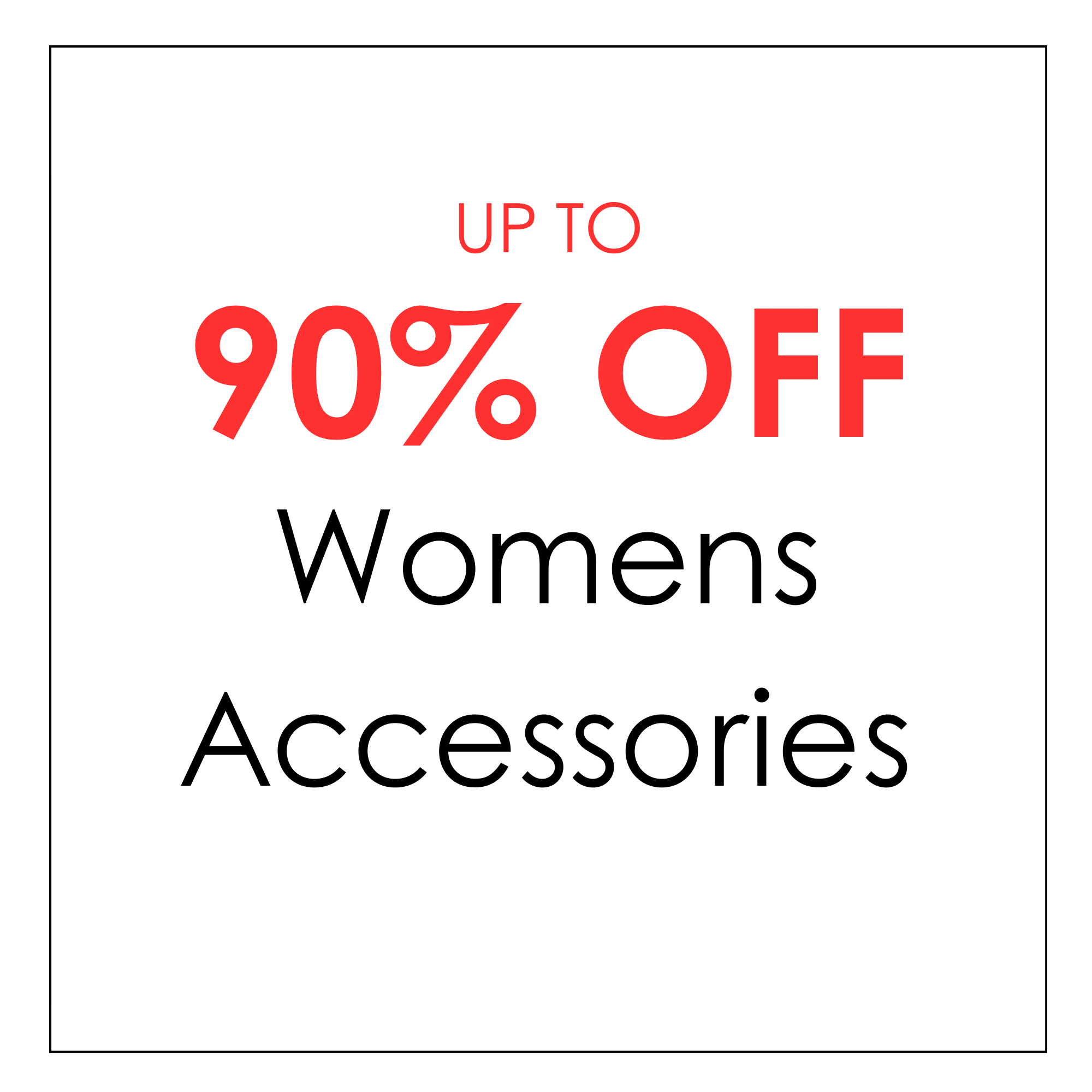 Womens Accessories - Summer Sale