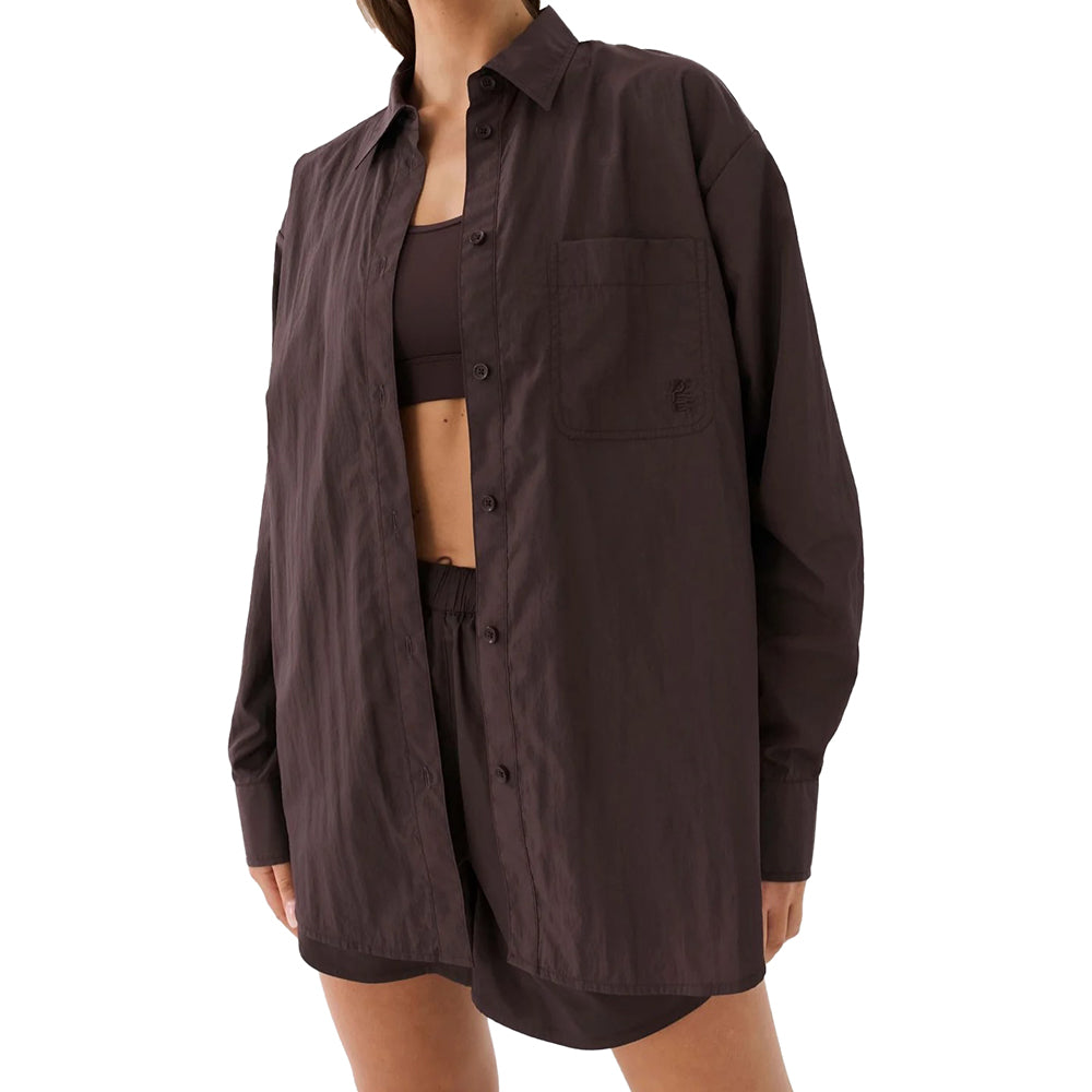 PE Nation Womens Interval Shirt in Brown
