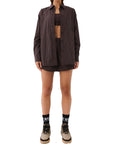 PE Nation Womens Interval Shirt in Brown