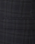 Jeff Banks Mens Checked Blazer In Blue