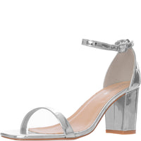 Glamorous Women's Silver Sandals