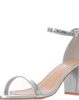 Glamorous Women's Silver Sandals