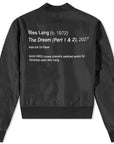 Unisex AMIRI Wes Lang Dual Skull Bomber Jacket in Black