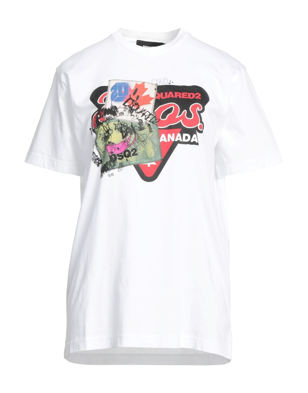 Dsquared2 Women's Crew Neck Embellished T-Shirt
