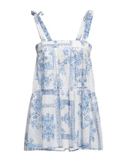 Semicouture Women's Peplum Floral Top