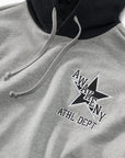 Converse Mens X Awake Fleece Hood Grey