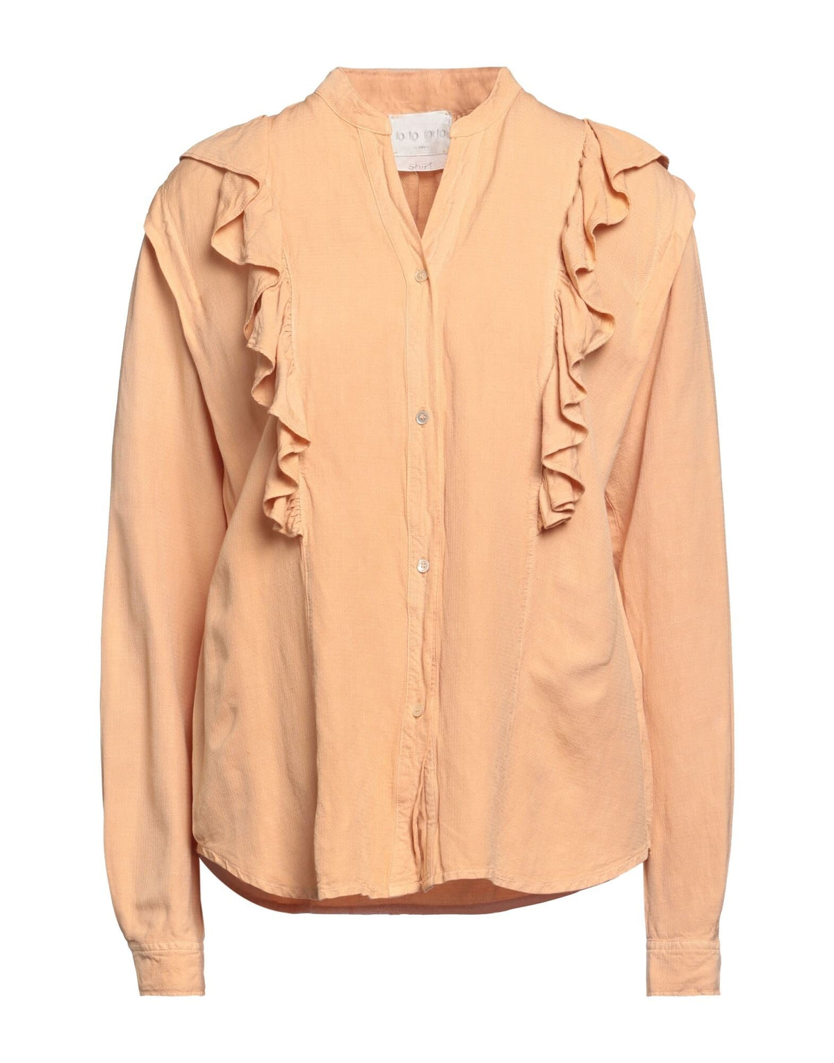 Forte_Forte Women's V-Neck Ruched Shirt